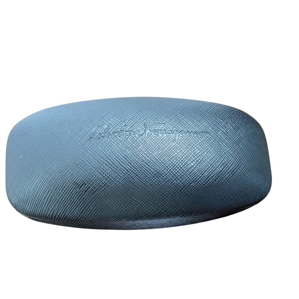 Salvatore Ferragamo Hard Shell Velvet Lined Glasses Case